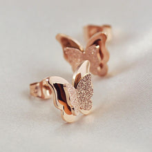 Load image into Gallery viewer, Tokyo Butterfly Delicate Stud Earrings - Luna Jwl
