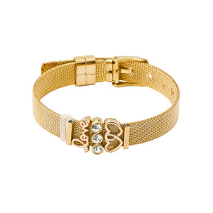 Cancun Love Mesh Bracelet - Luna Jwl